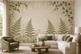 Sage Fern Vine Wallpaper Mural