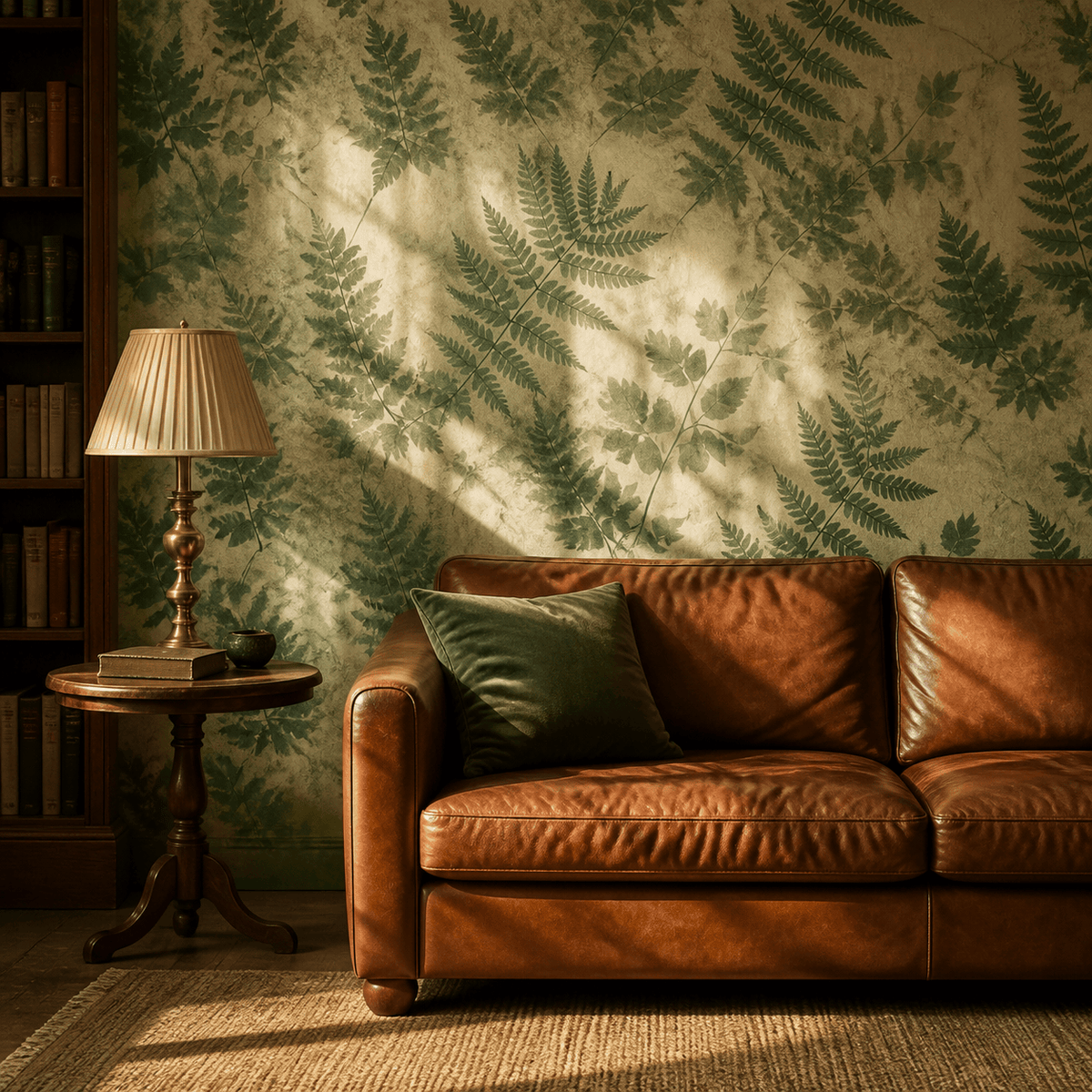 Sage Fern Wallpaper Mural product view