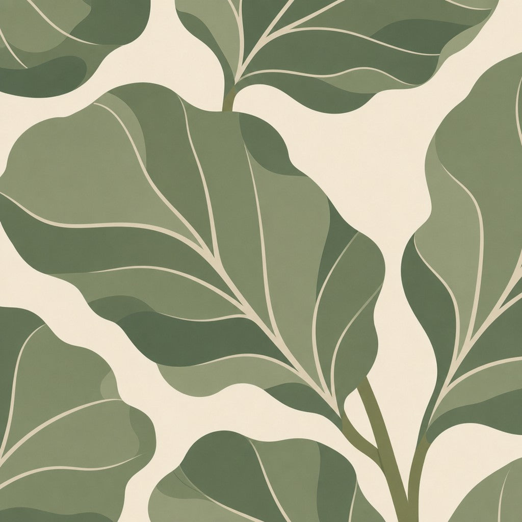 Sage Fiddle Wallpaper Mural product view