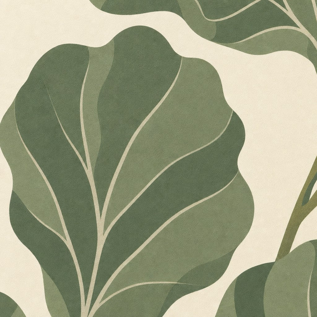 Sage Fiddle Wallpaper Mural product view