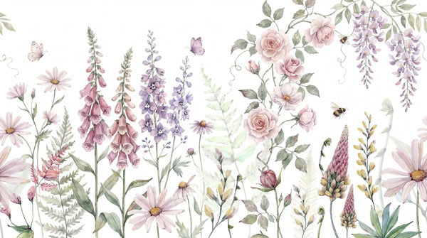 sage floral vintage jungle wallpaper thumb custom stick on non woven vinyl removable