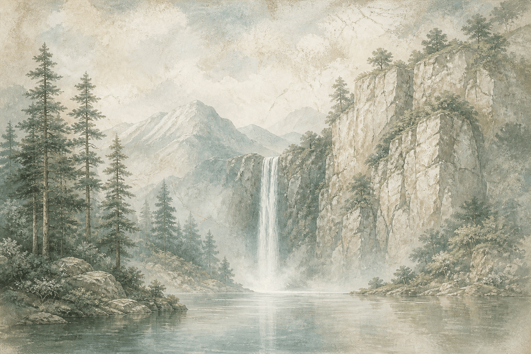 Sage Forest Wallpaper Mural product view