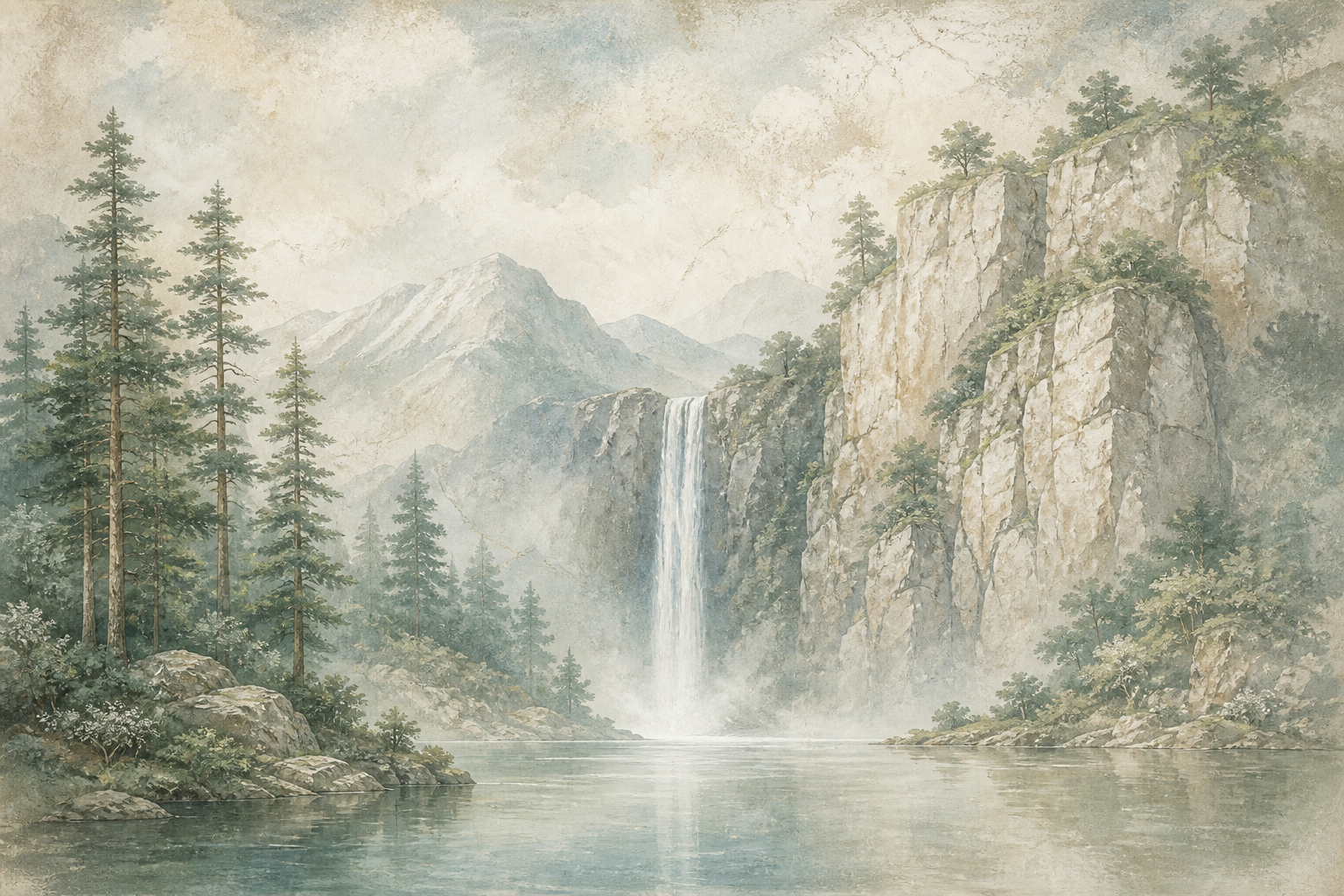 Sage Forest Wallpaper Mural