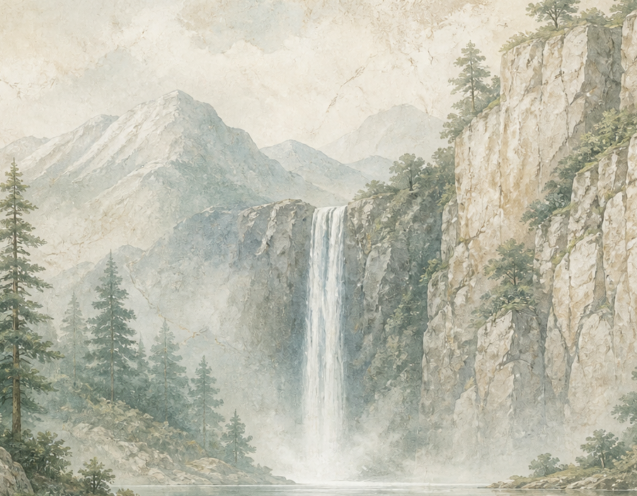 Sage Forest Wallpaper Mural product view