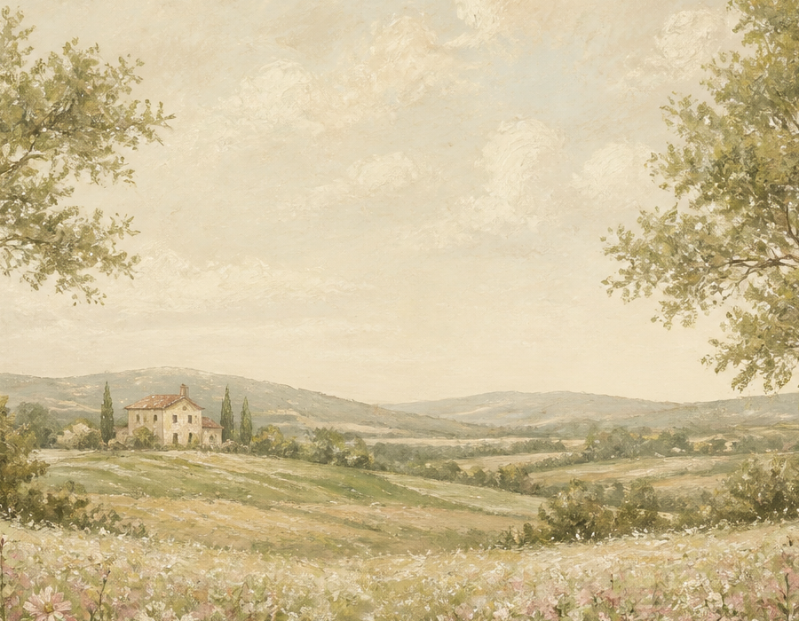 Sage French Wallpaper Mural product view