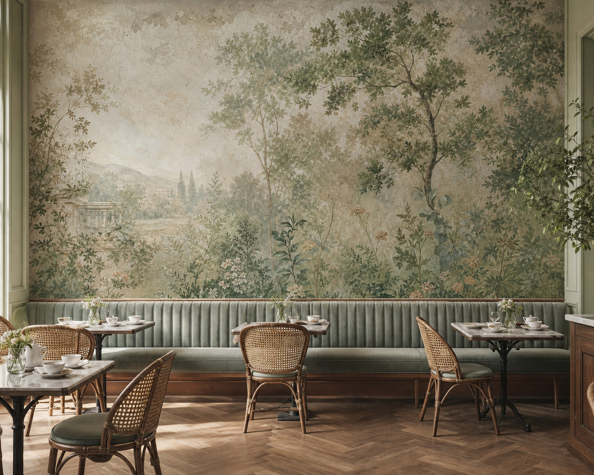 Sage Garden Wallpaper Mural product view