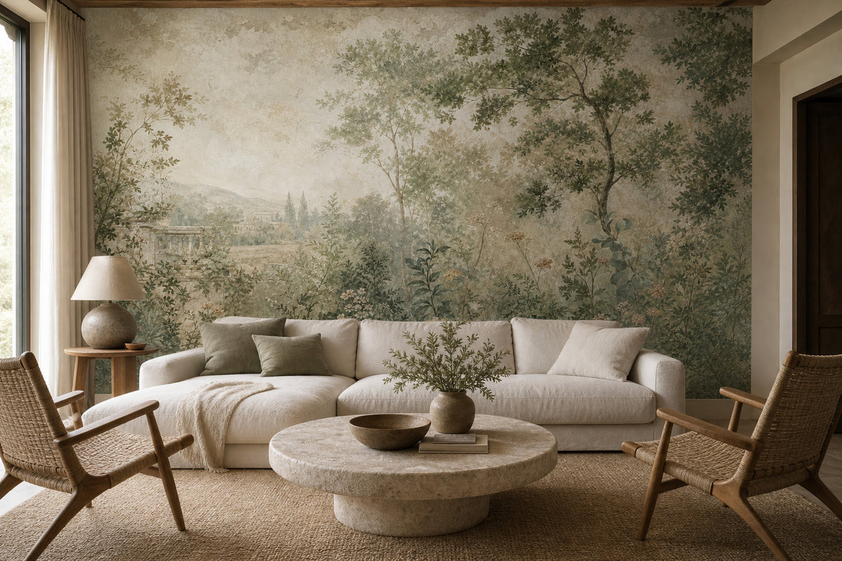 Sage Garden Wallpaper Mural product view