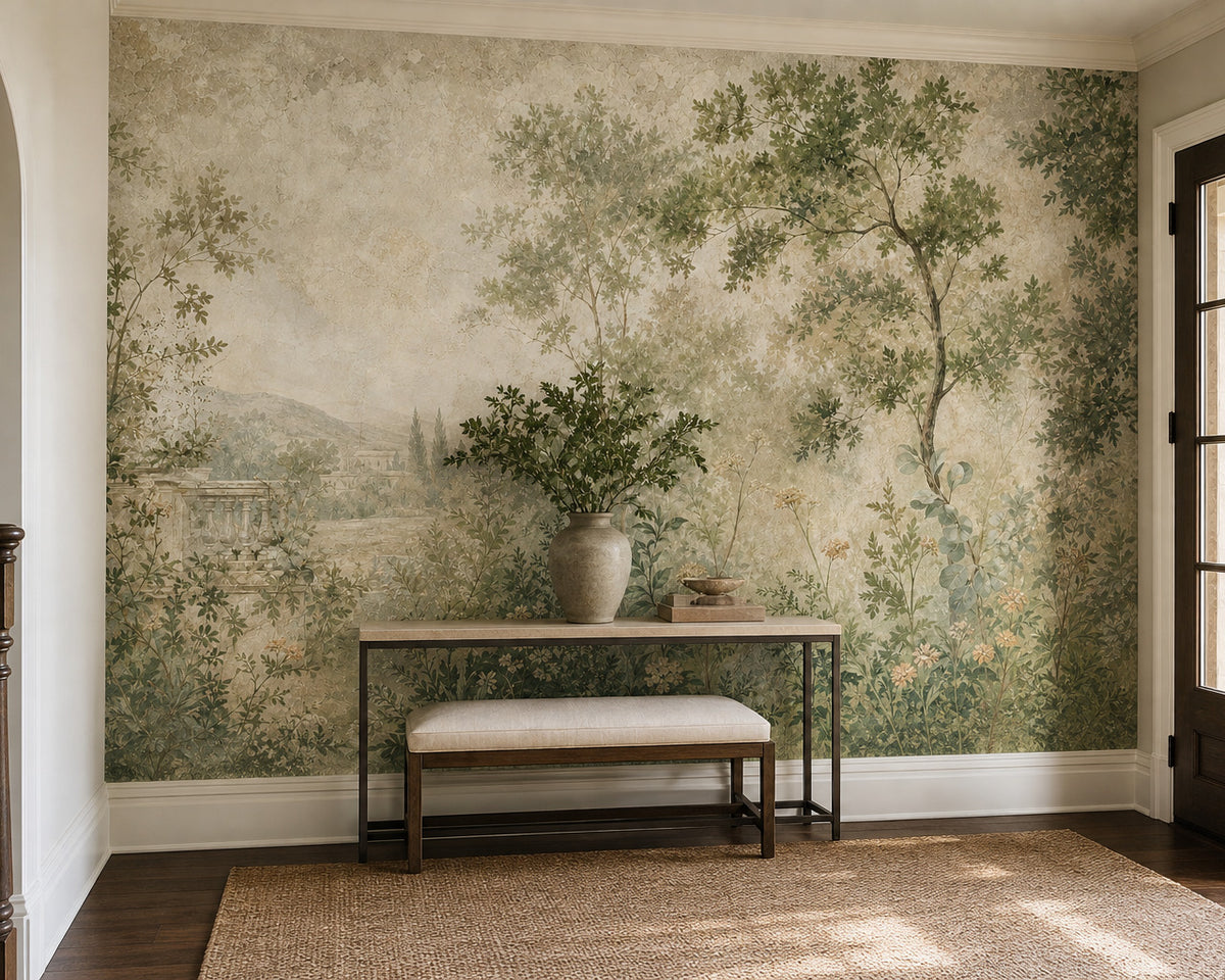 Sage Garden Wallpaper Mural product view
