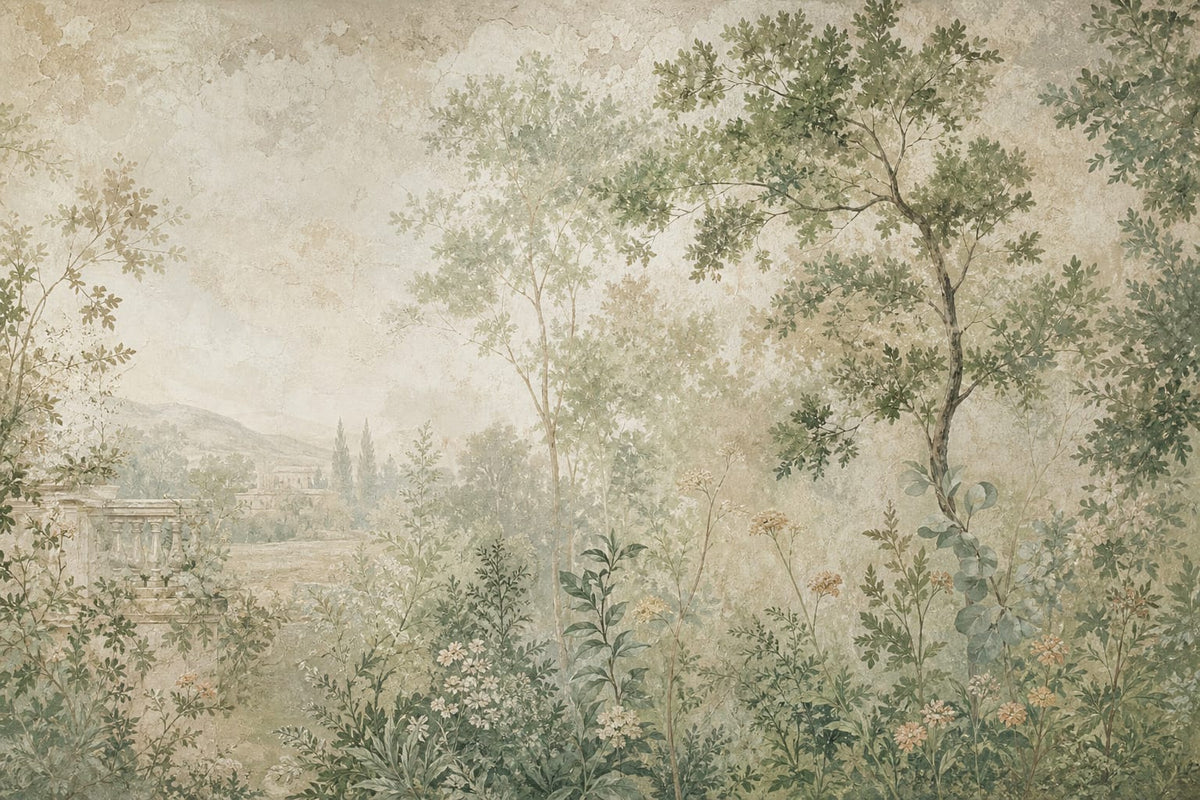 Sage Garden Wallpaper Mural product view