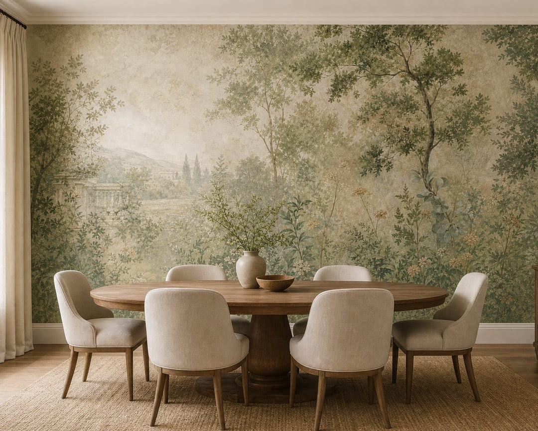 Sage Garden Wallpaper Mural product view