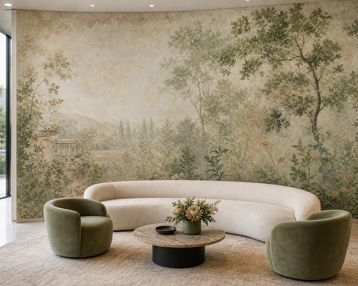 Sage Garden Wallpaper Mural product view