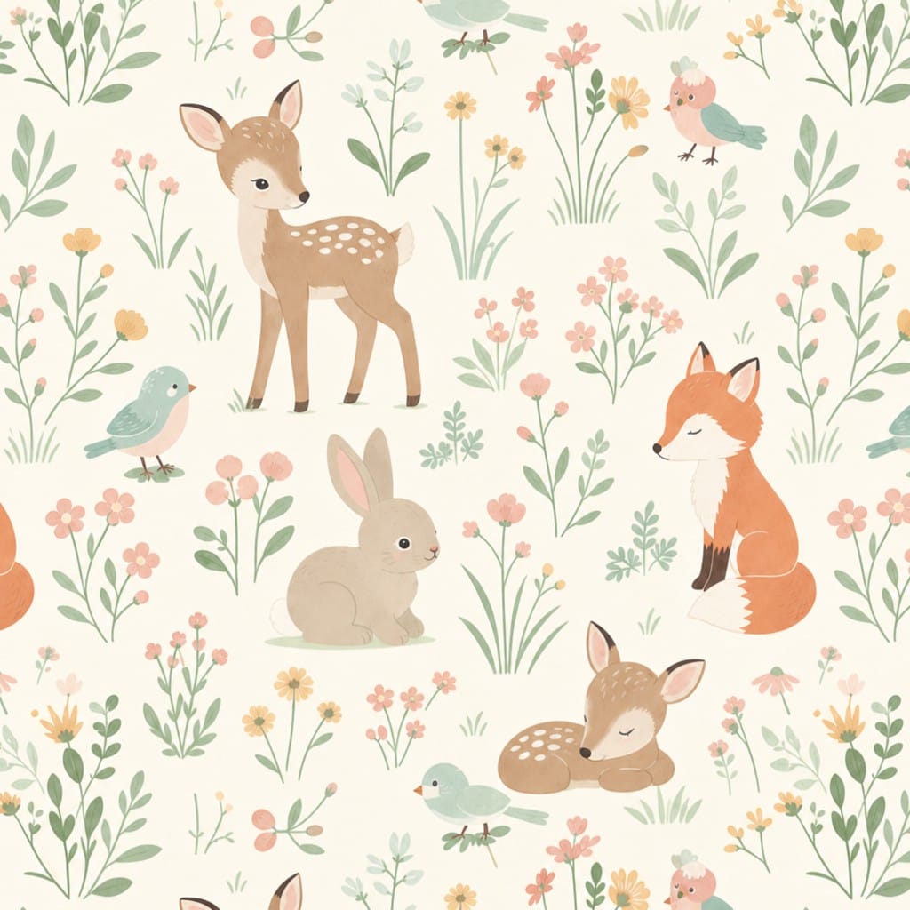 Sage Gentle Wallpaper Mural product view
