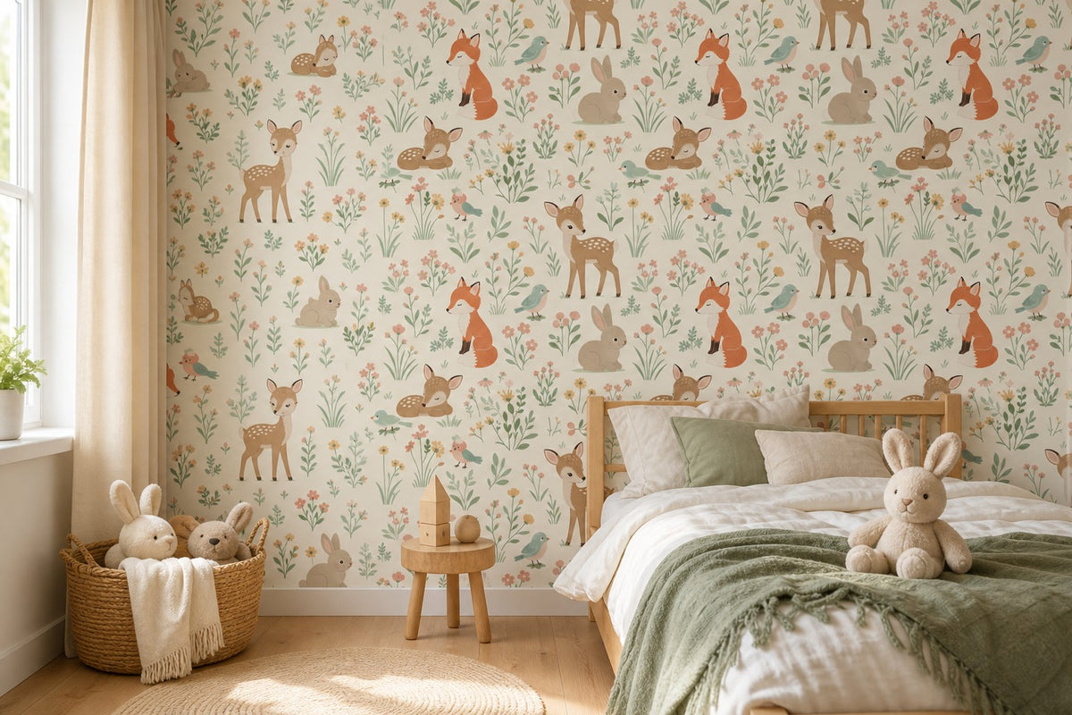 Sage Gentle Wallpaper Mural product view