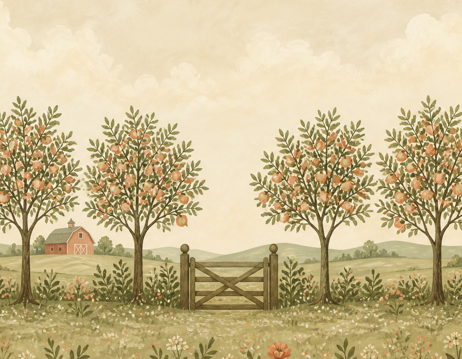 Sage Heritage Wallpaper Mural product view