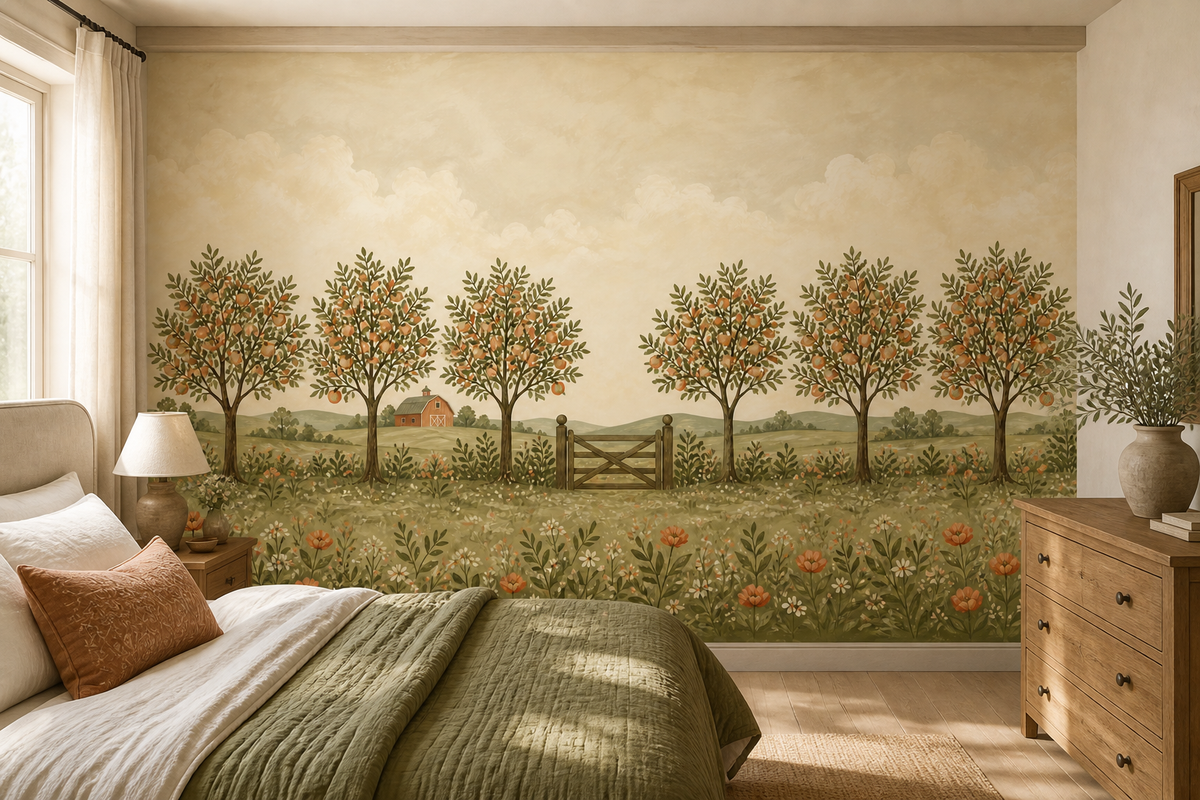 Sage Heritage Wallpaper Mural product view
