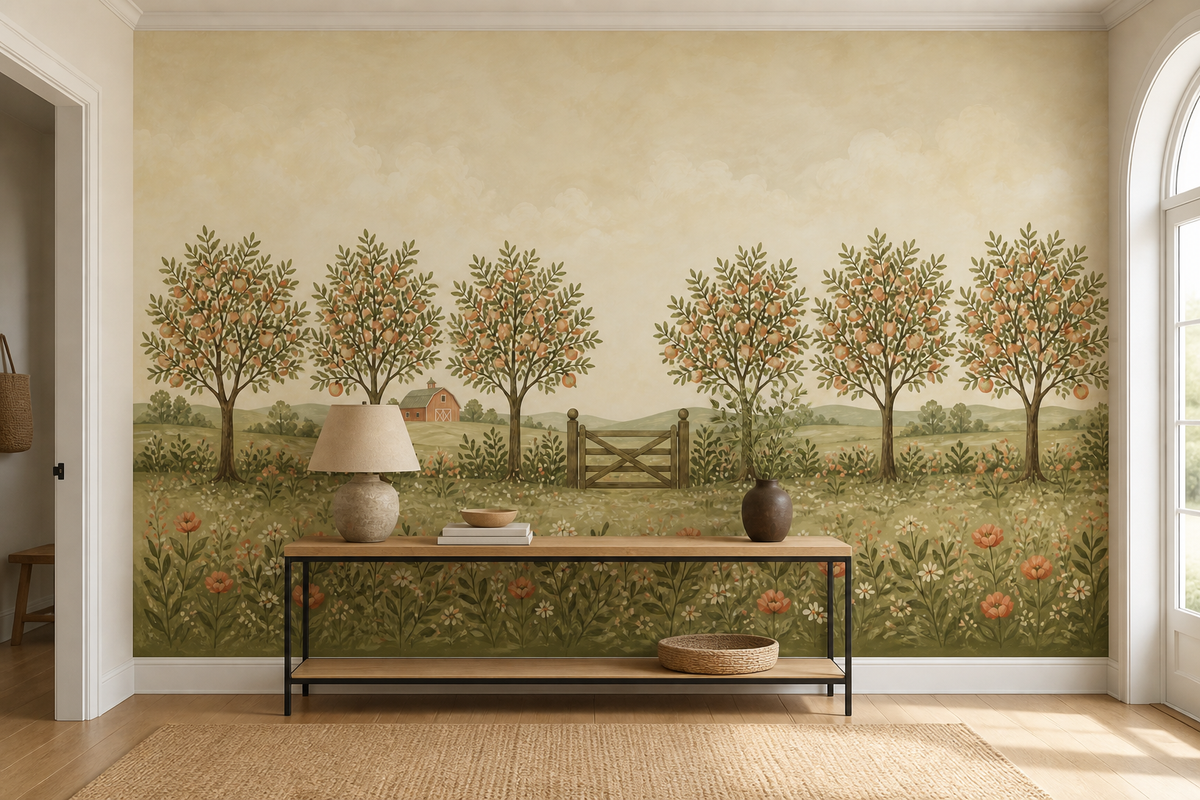 Sage Heritage Wallpaper Mural product view
