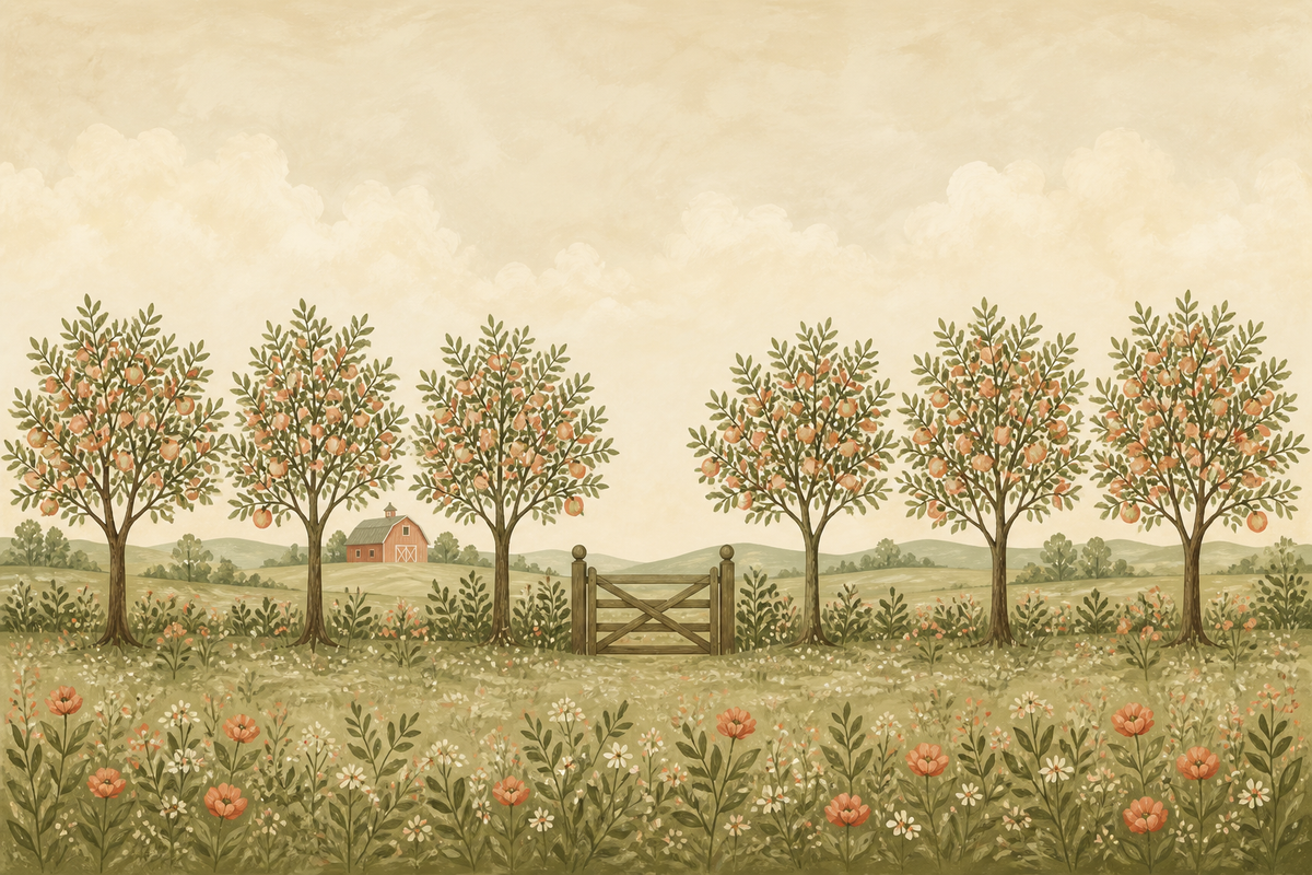 Sage Heritage Wallpaper Mural product view