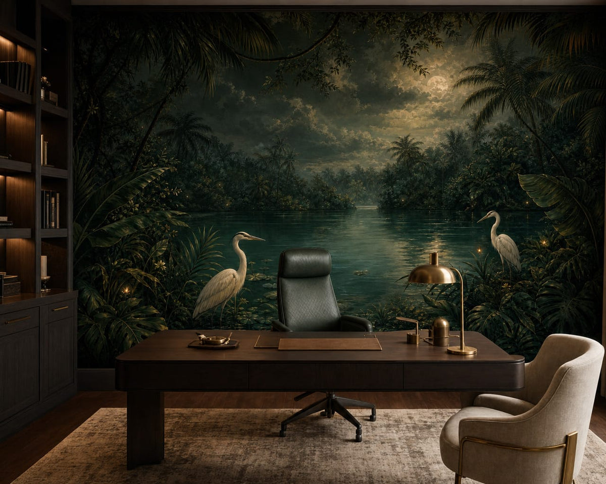 Sage Midnight Wallpaper Mural product view
