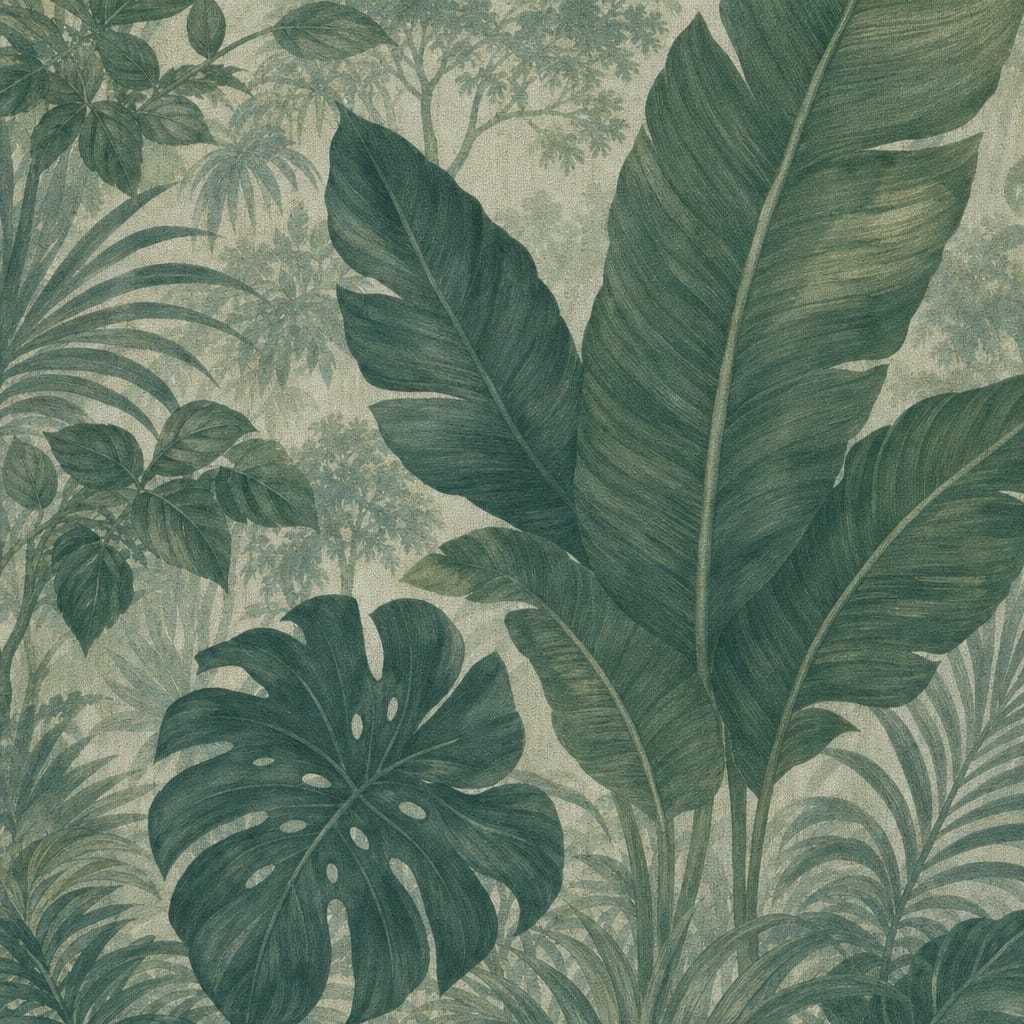 Sage Jungle Wallpaper Mural product view