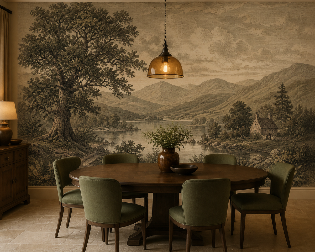 Sage Lake Wallpaper Mural product view