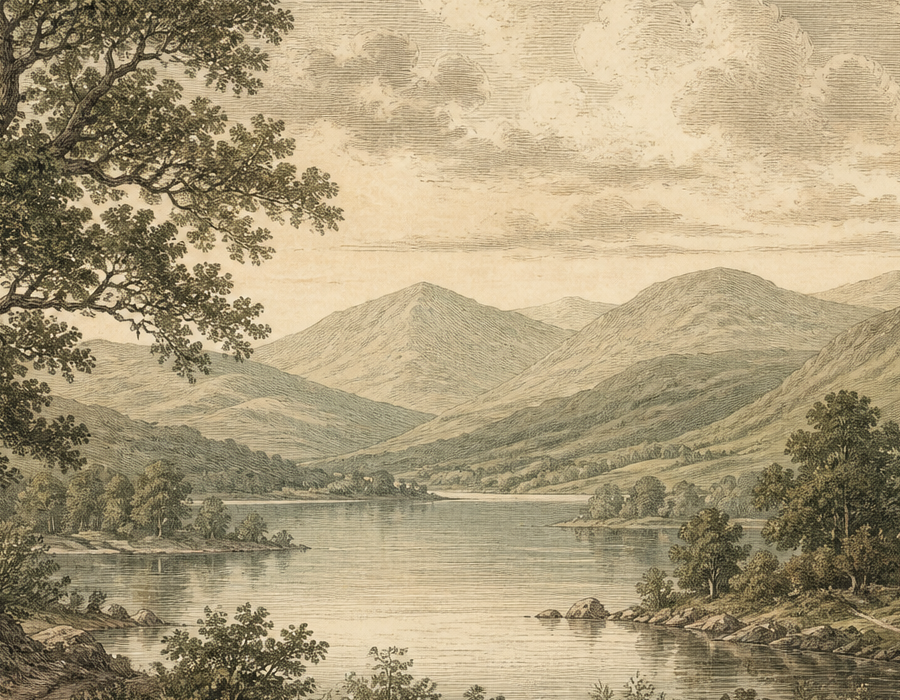 Sage Lake Wallpaper Mural product view
