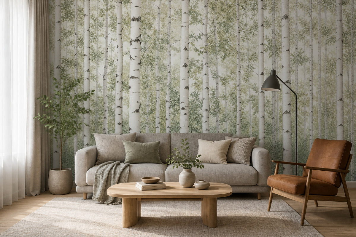 Sage Northern Wallpaper Mural product view