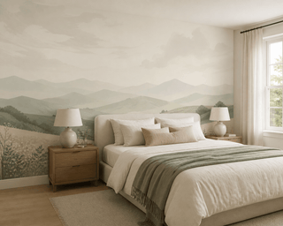Sage Rolling Wallpaper Mural