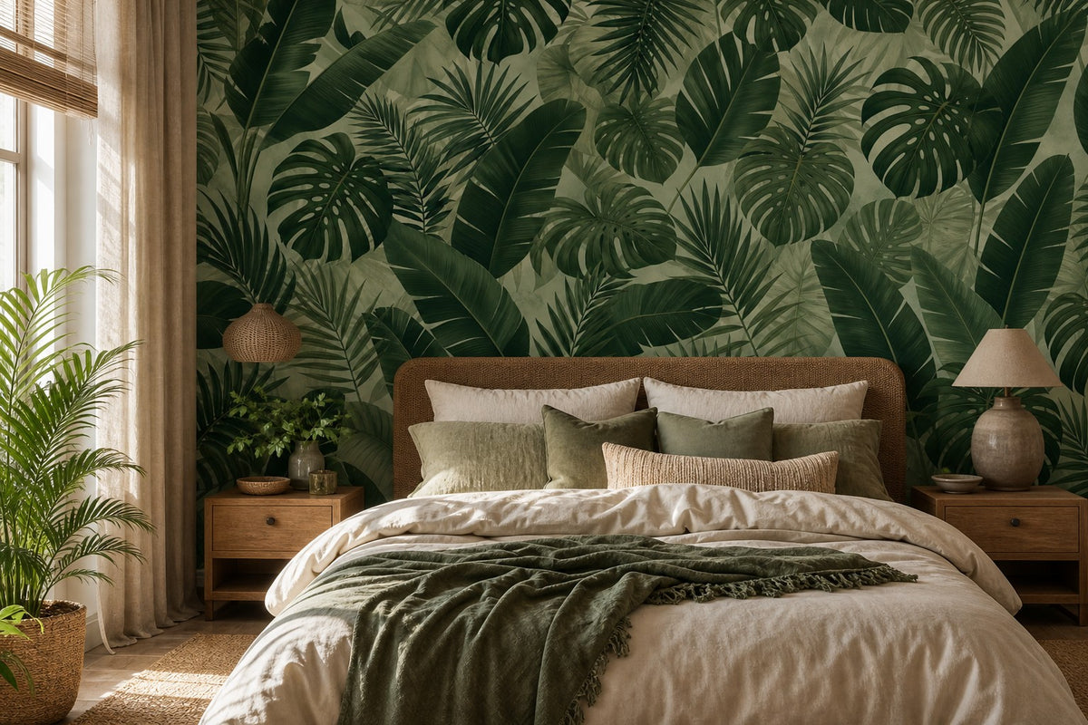 Sage Lush Wallpaper Mural product view