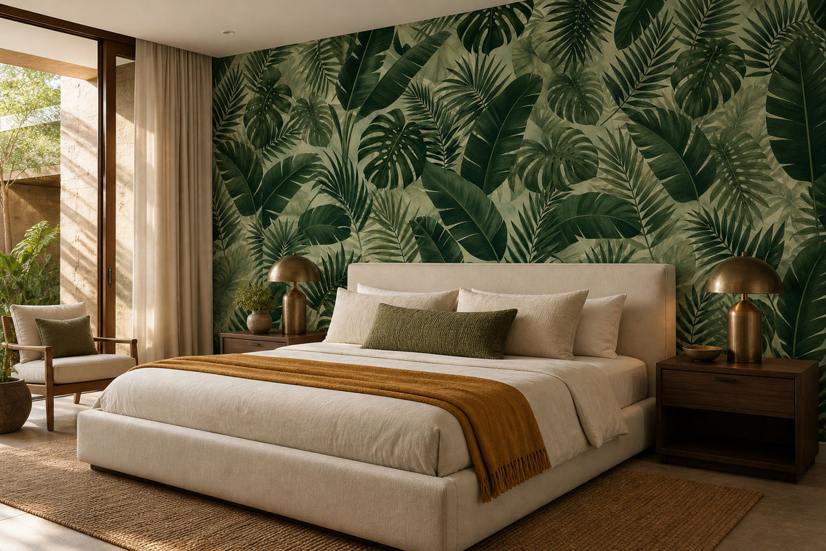 Sage Lush Wallpaper Mural product view