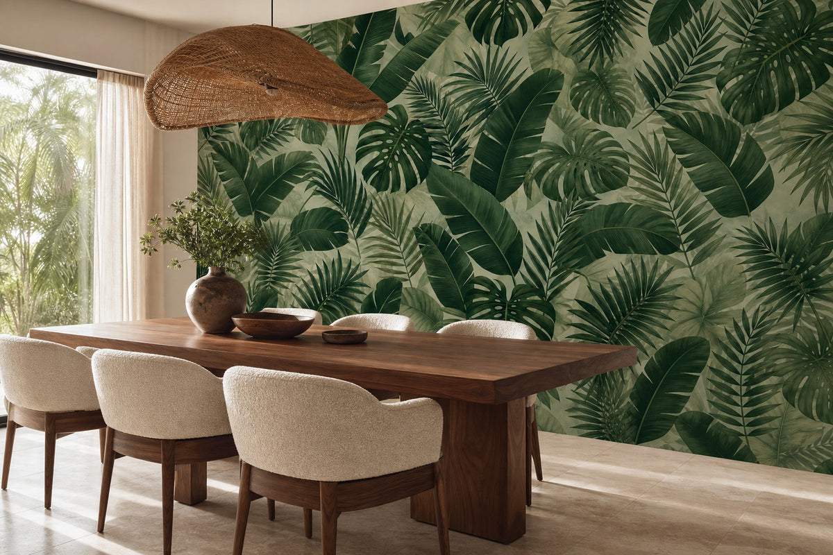 Sage Lush Wallpaper Mural product view