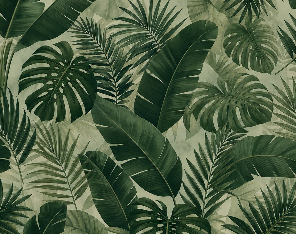 Sage Lush Wallpaper Mural product view