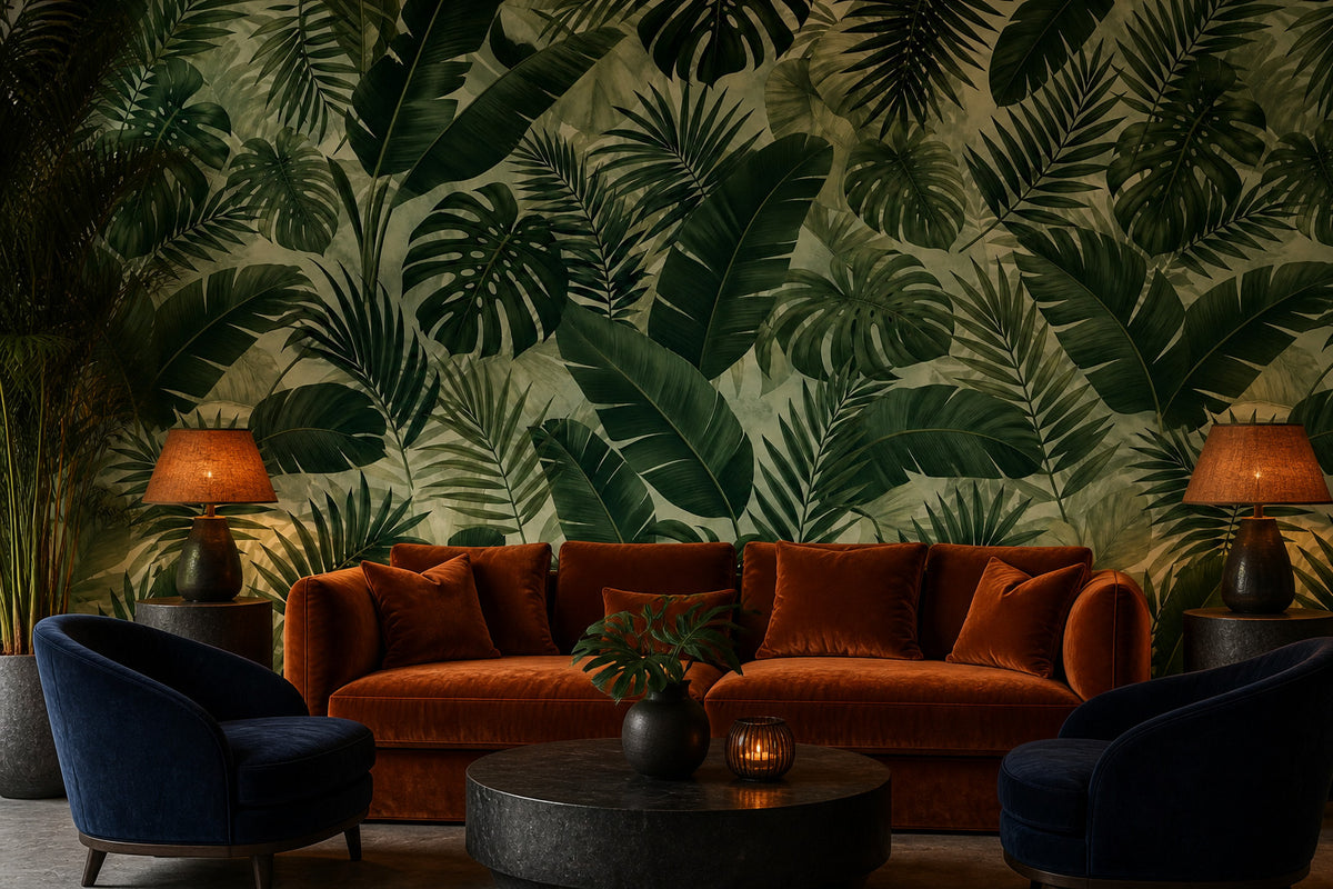 Sage Lush Wallpaper Mural product view