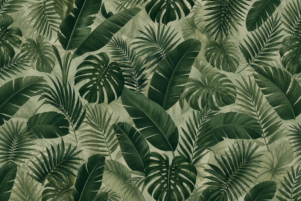 Sage Lush Wallpaper Mural product view