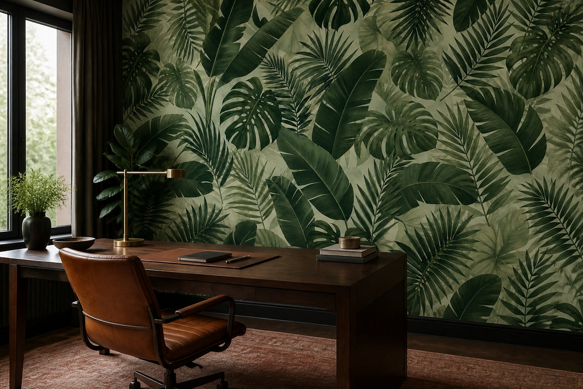 Sage Lush Wallpaper Mural product view