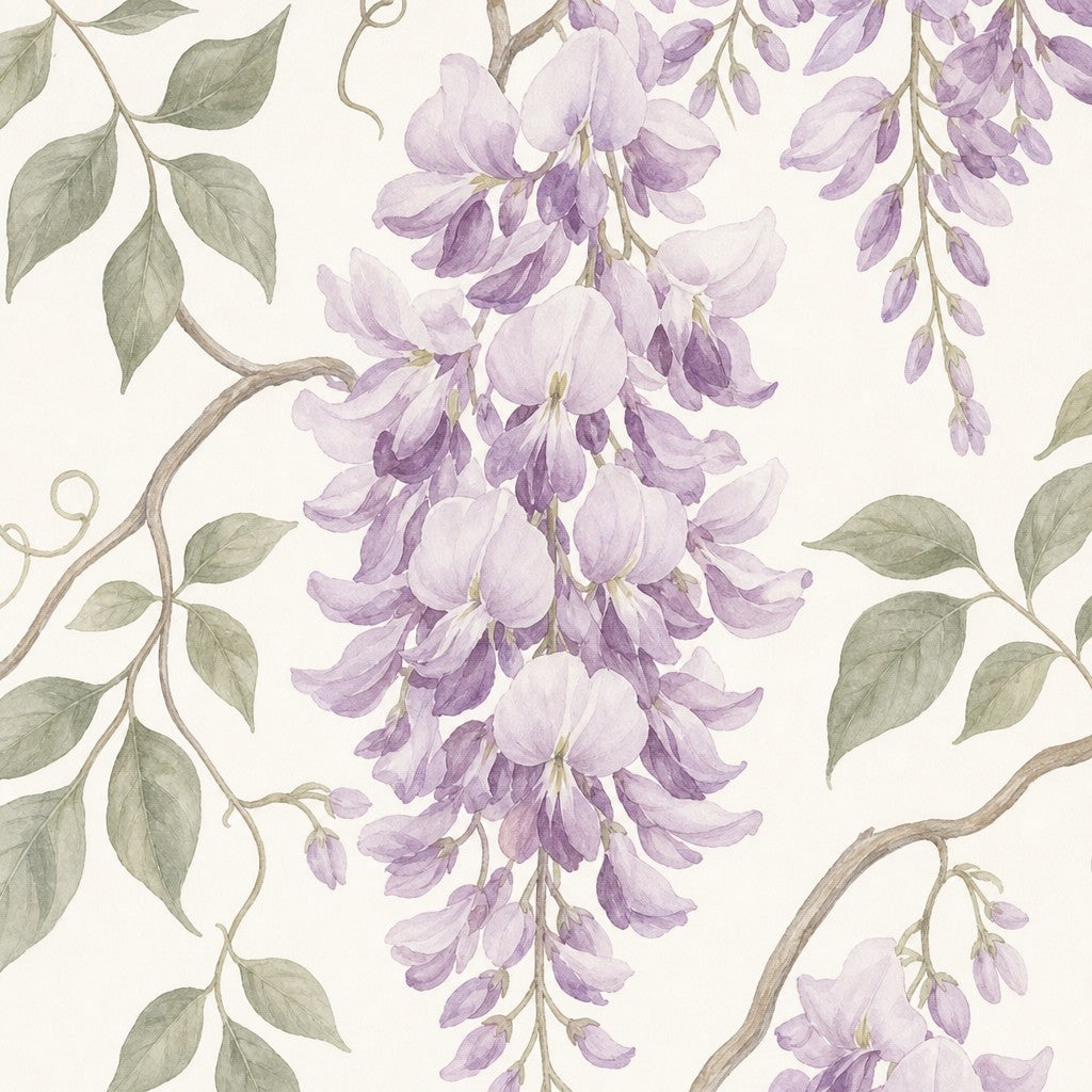 Sage Mauve Wallpaper Mural product view