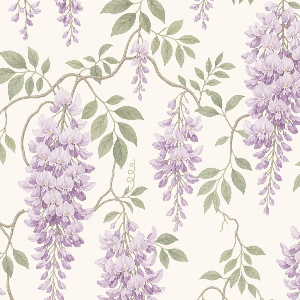 Sage Mauve Wallpaper Mural product view
