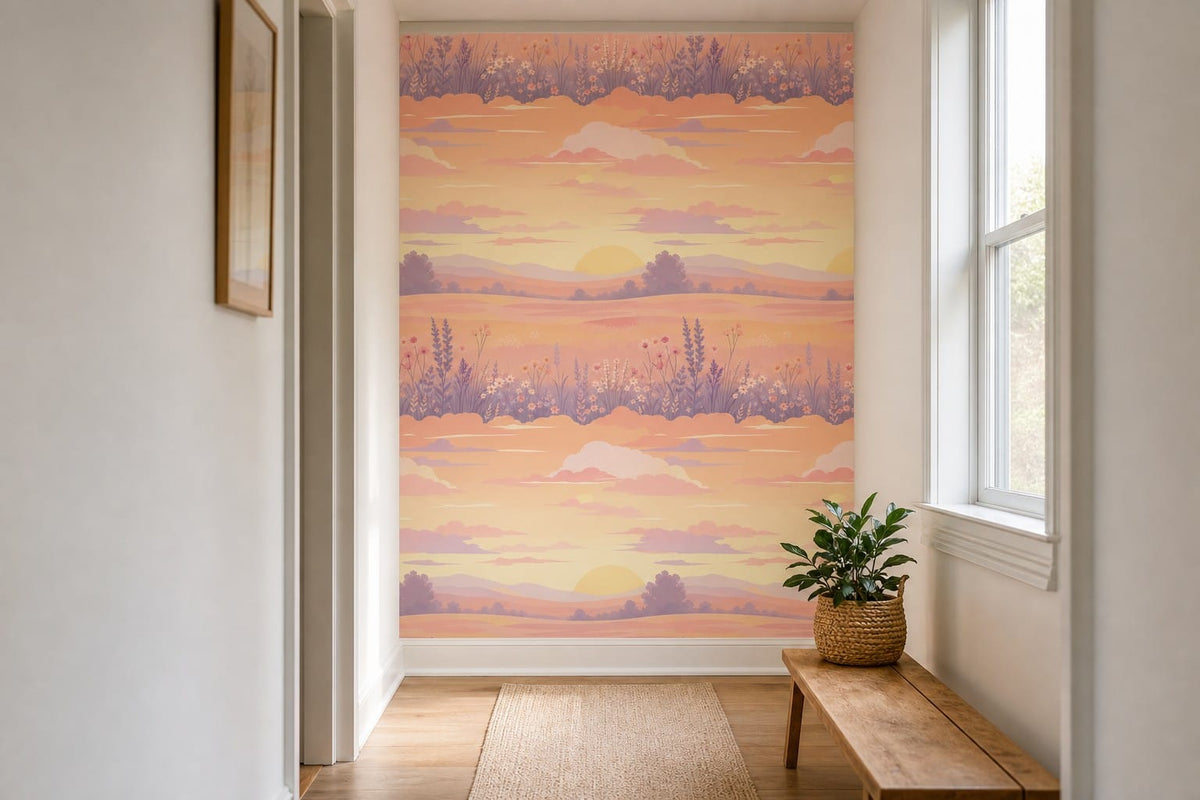 Sage Meadow Wallpaper Mural product view