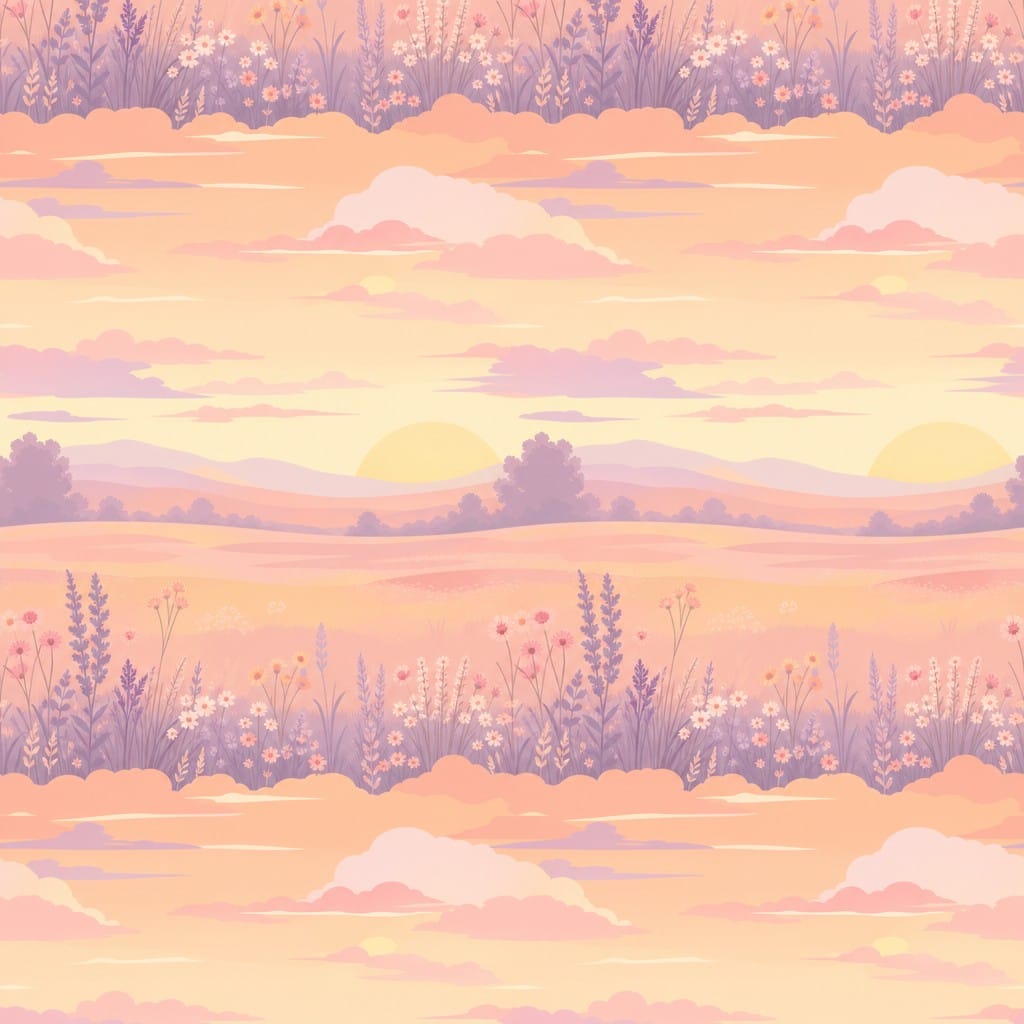 Sage Meadow Wallpaper Mural product view