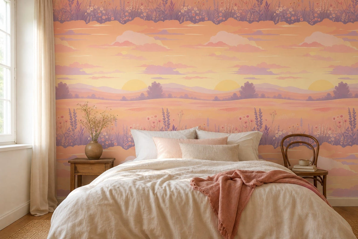 Sage Meadow Wallpaper Mural product view