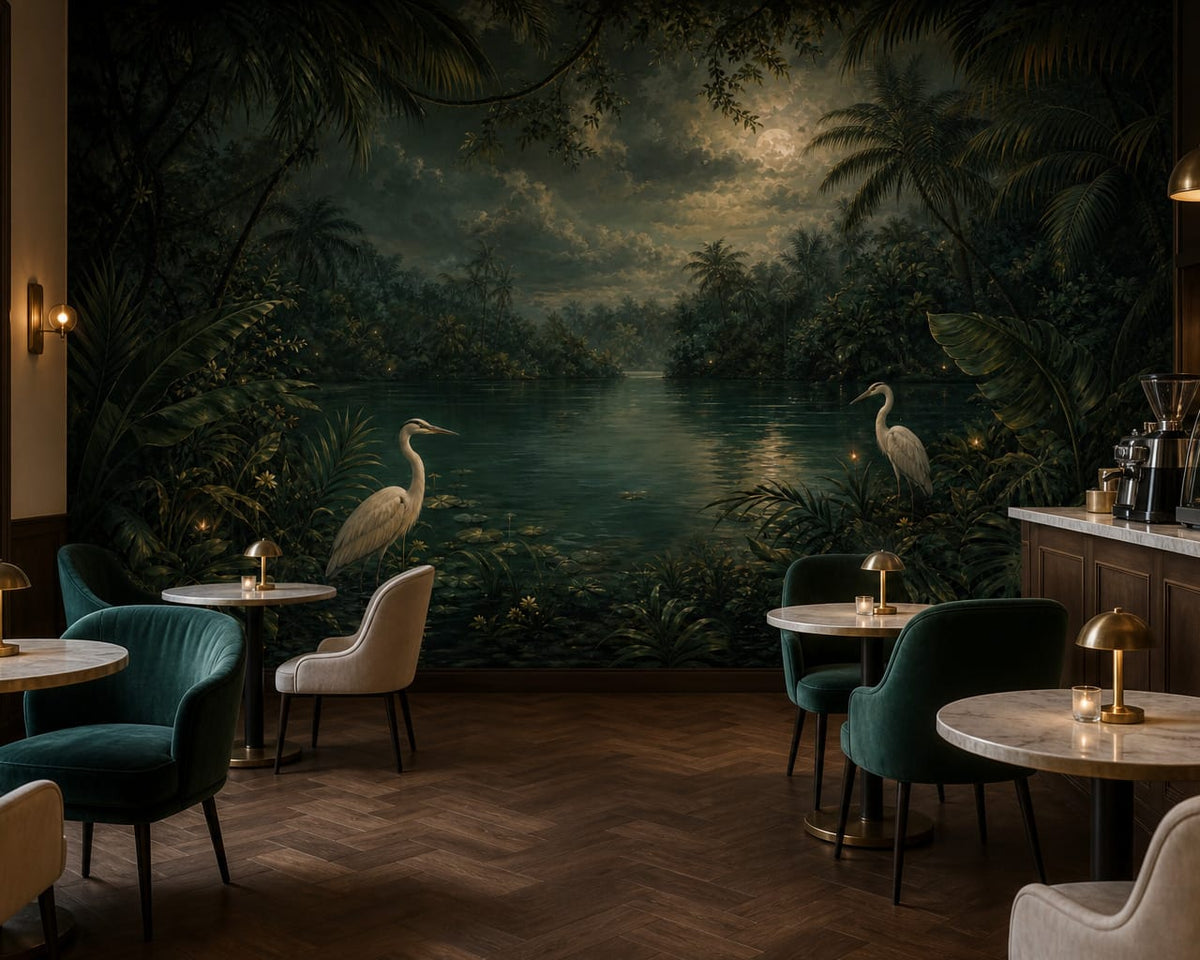 Sage Midnight Wallpaper Mural product view