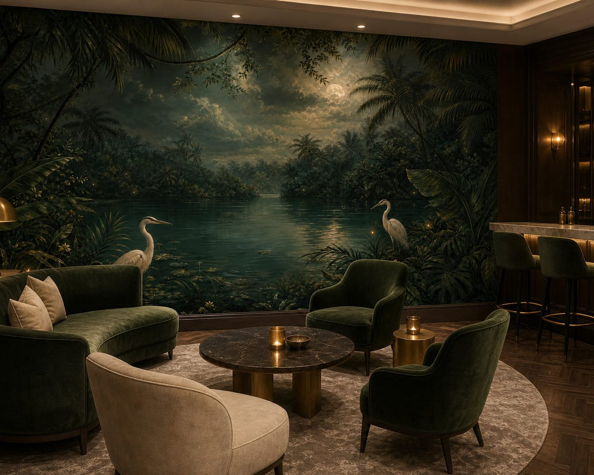 Sage Midnight Wallpaper Mural product view