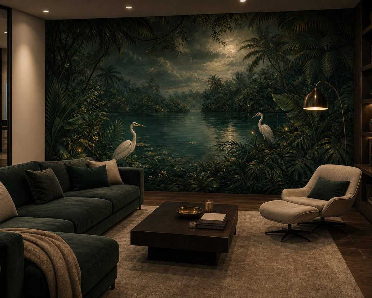 Sage Midnight Wallpaper Mural product view
