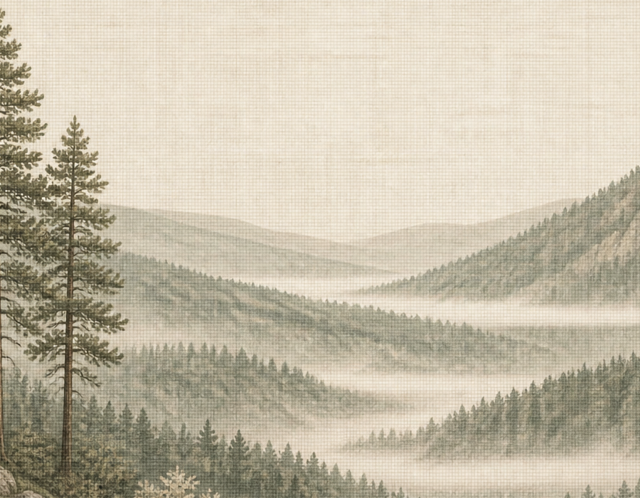 Sage Misty Wallpaper Mural product view