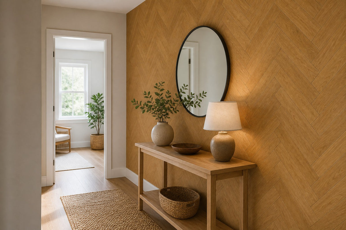 Sage Oak Wallpaper Mural product view