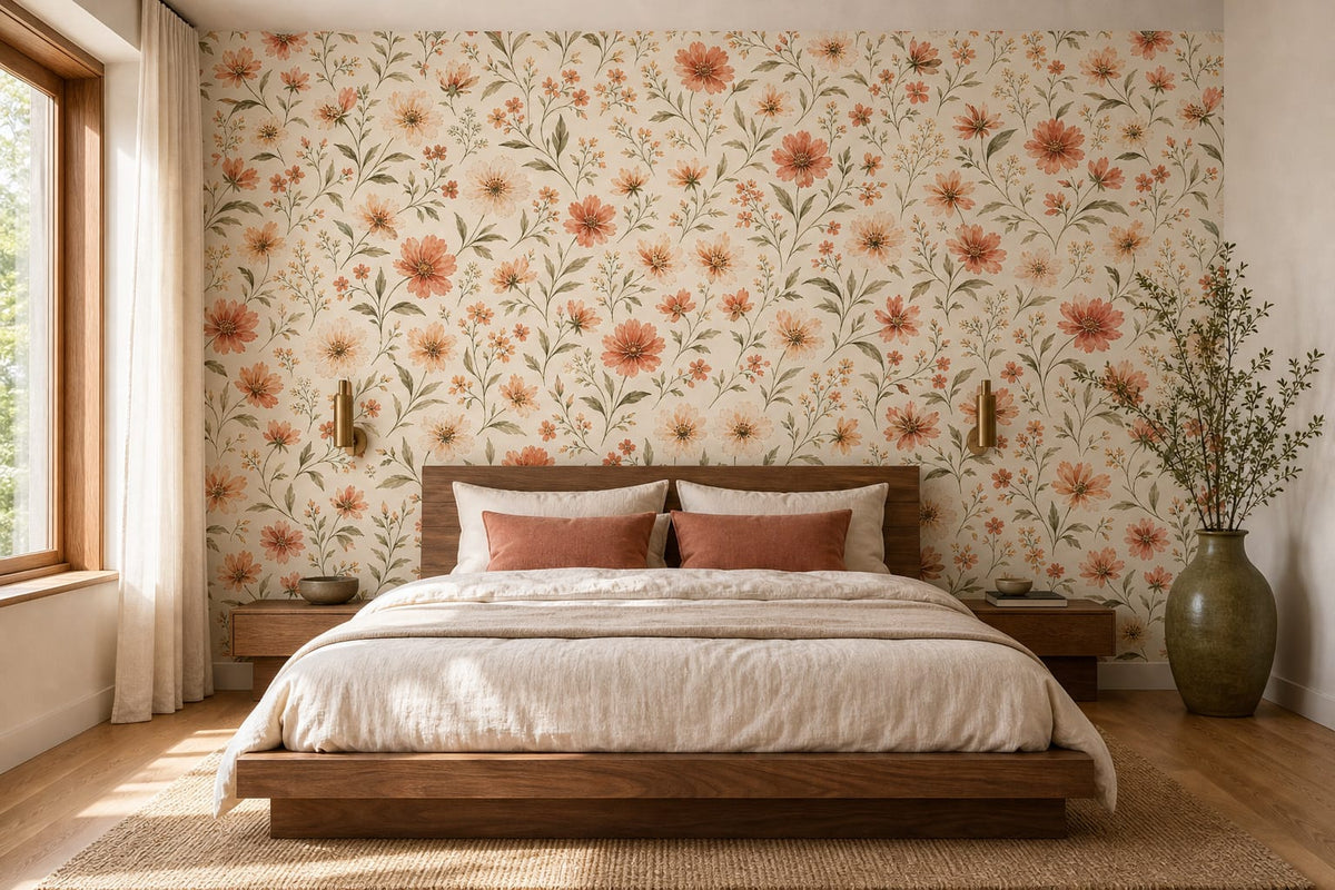 Sage Oatmeal Wallpaper Mural product view