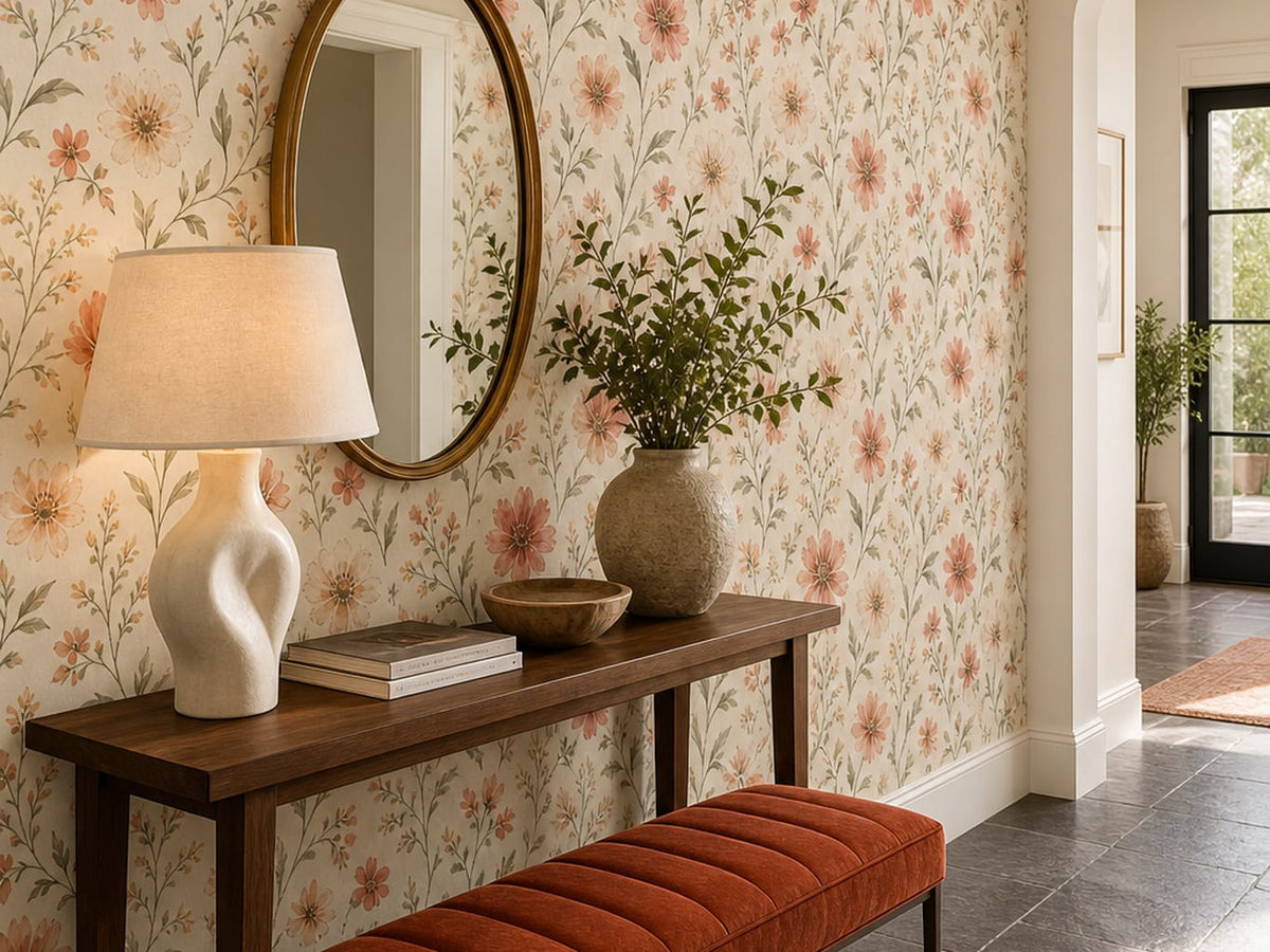 Sage Oatmeal Wallpaper Mural product view