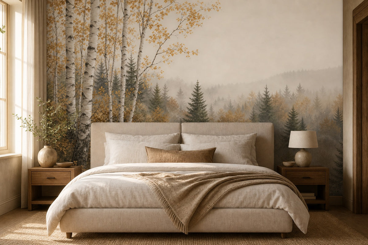 Sage Pearl Ridge Wallpaper Mural product view