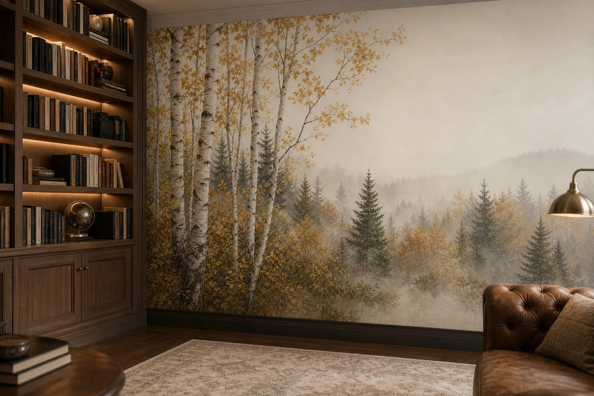 Sage Pearl Ridge Wallpaper Mural product view