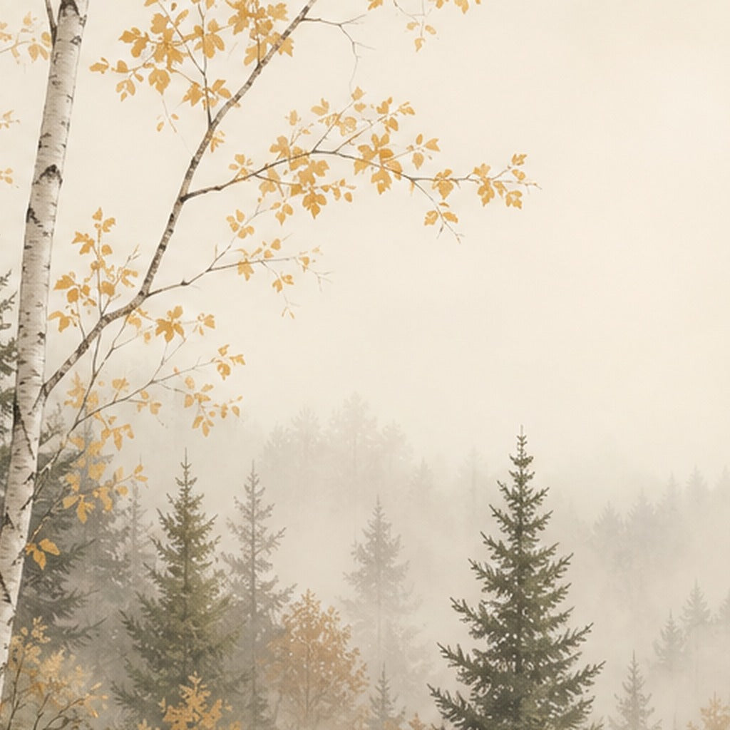 Sage Pearl Ridge Wallpaper Mural product view