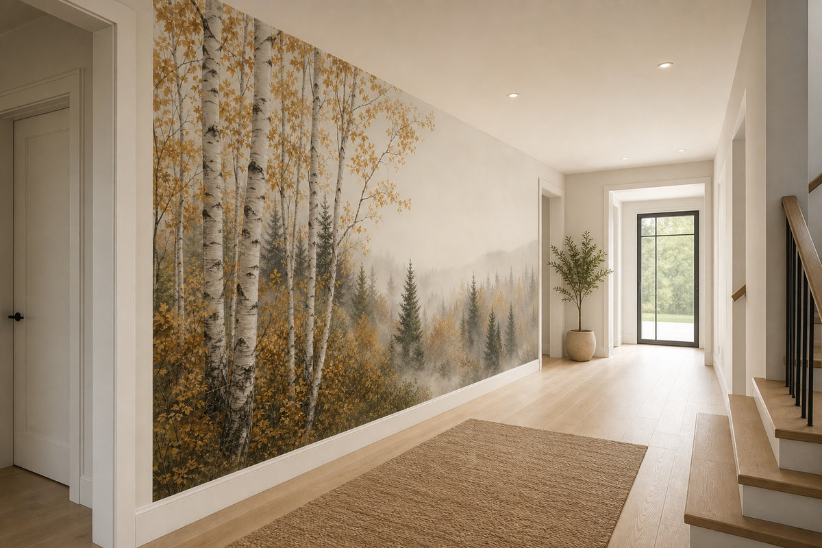 Sage Pearl Ridge Wallpaper Mural product view
